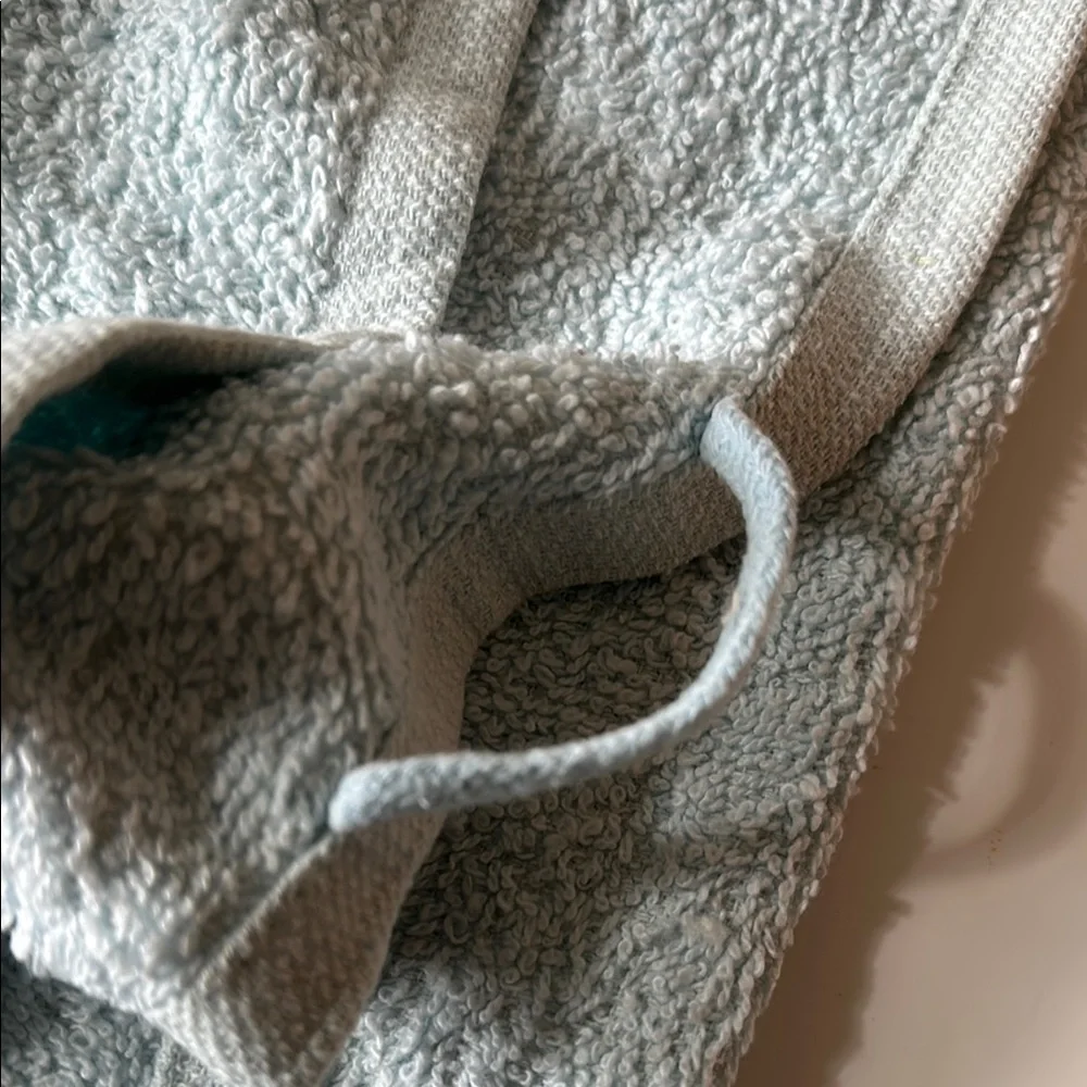 3Plush Blue Terry Cloth Bath Towels